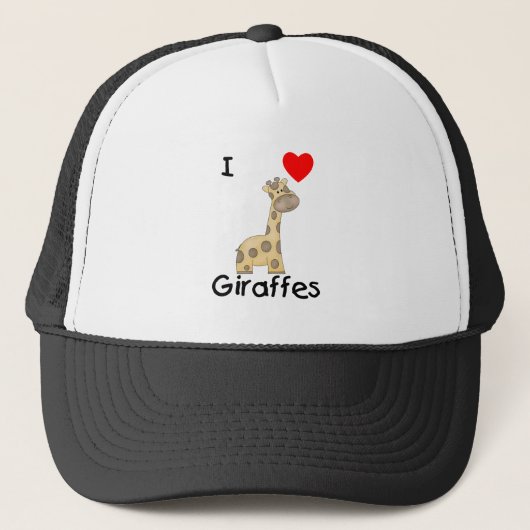 I Liebe-Giraffen (2) Truckerkappe (Vorderseite)