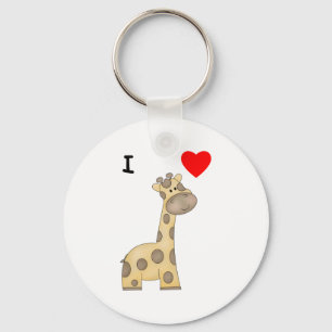 I Liebe-Giraffen (3) Schlüsselanhänger