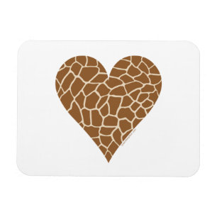 I Liebe Giraffen Magnet