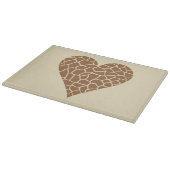 I Liebe Giraffen Schneidebrett (Ecke)
