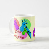 I Liebe-Giraffengeschenke Kaffeetasse (Vorderseite Links)