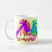 I Liebe-Giraffengeschenke Kaffeetasse (Links)