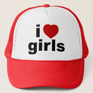 I Liebe Girls Hat Truckerkappe