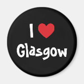 I Liebe Glasgow Magnet (Vorne)