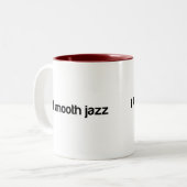 I Liebe-glatter Jazz Zweifarbige Tasse (Vorderseite Links)