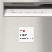 I Liebe Glider Aerobatics Magnet (In Situ (Geschirrspüler))