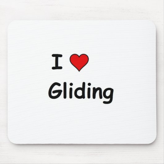 I Liebe Gliding Mousepad (Vorne)