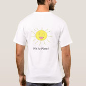I Liebe-globale Erwärmung T-Shirt (Rückseite)