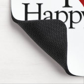 I Liebe-glückliche Stunde Mousepad (Ecke)