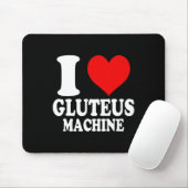 I Liebe Glutemaschine 1 Mousepad (Mit Mouse)