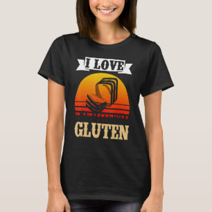 I Liebe Glutenkuchen-Gebäckangebot für Backwaren T-Shirt