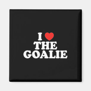 I Liebe Goalie Heart Soccer Hockey Sport Goalie Magnet