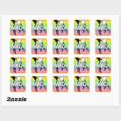 I LIEBE GOATS LOGO ICON QUADRATISCHER AUFKLEBER (Blatt)