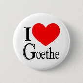 I Liebe Goethe Button (Vorderseite)