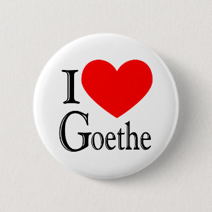 I Liebe Goethe Button