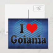 I Liebe Goiania, Brasilien Postkarte (Vorne/Hinten)