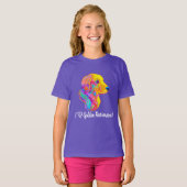 I Liebe Golden Retrievers in Colors T-Shirt (Vorne ganz)