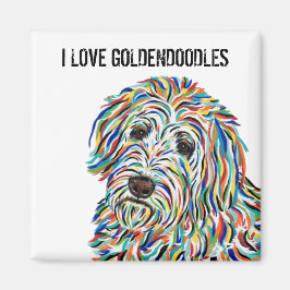I Liebe Goldendoodles Magnet
