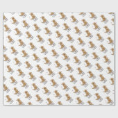 I Liebe Goldens I Liebe Golden Retrievers Niedlich Geschenkpapier (Flach)