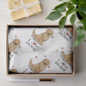 I Liebe Goldens - I Liebe Golden Retrievers Seidenpapier (Geschenk)