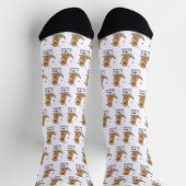 I Liebe Goldens - I Liebe Golden Retrievers Socken (Oben)