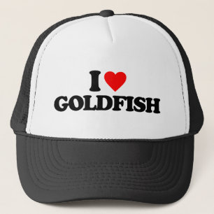 I LIEBE GOLDFISH TRUCKERKAPPE