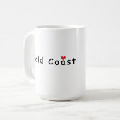 I Liebe Goldküste Kaffeetasse (Vorderseite Links)