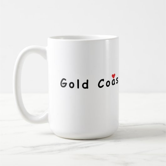 I Liebe Goldküste Kaffeetasse (Links)