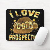 I Liebe-Goldprospektierung Mousepad (Mit Mouse)