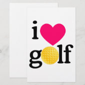 I Liebe Golf (Vorne/Hinten)