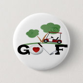 I Liebe Golf Button (Vorderseite)