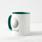 I Liebe-Golf-Entwurfs-Kaffeetasse Tasse (Vorderseite Links)