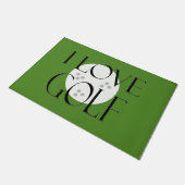 I LIEBE GOLF FUßMATTE (Schrägansicht)