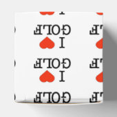 I Liebe Golf Geschenkschachtel (Oben)