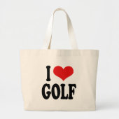 I Liebe-Golf Jumbo Stoffbeutel (Vorne)