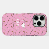 I Liebe Golf Rosa Case-Mate iPhone Hülle (Rückseite (Horizontal))
