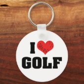 I Liebe Golf Schlüsselanhänger (Vorderseite)