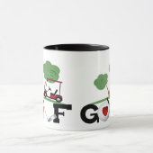 I Liebe Golf Tasse (Zentrum)