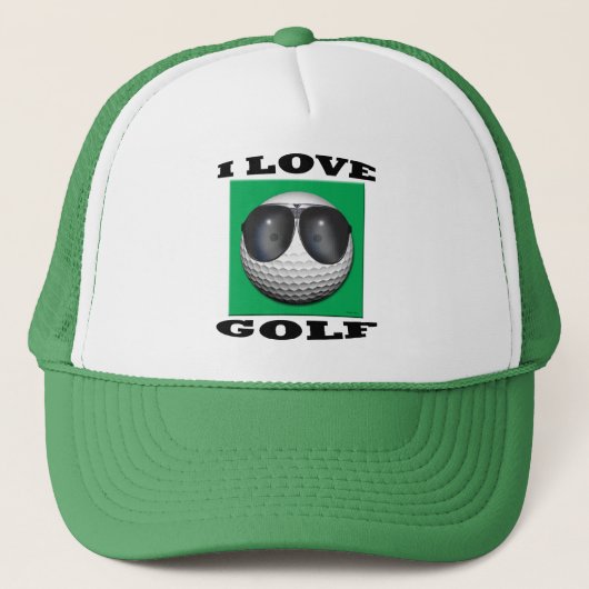 I LIEBE-GOLF TRUCKERKAPPE (Vorderseite)