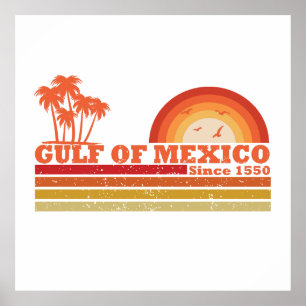 I Liebe Golf von Mexiko est 1550 Vintag Poster
