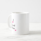 I Liebe Good Vibes Kaffee Tasse 11 oz (Vorderseite Links)