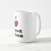 I Liebe Good Vibes Liebe Zitat Tasse (VorderseiteRechts)