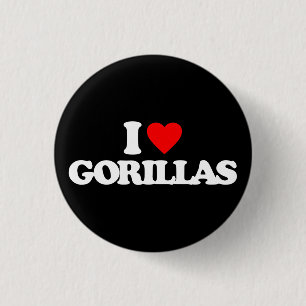 I LIEBE-GORILLAS BUTTON