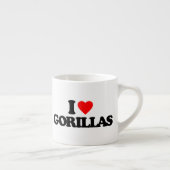 I LIEBE-GORILLAS ESPRESSOTASSE (Rechts)