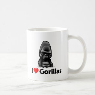 I Liebe-Gorillas Kaffeetasse