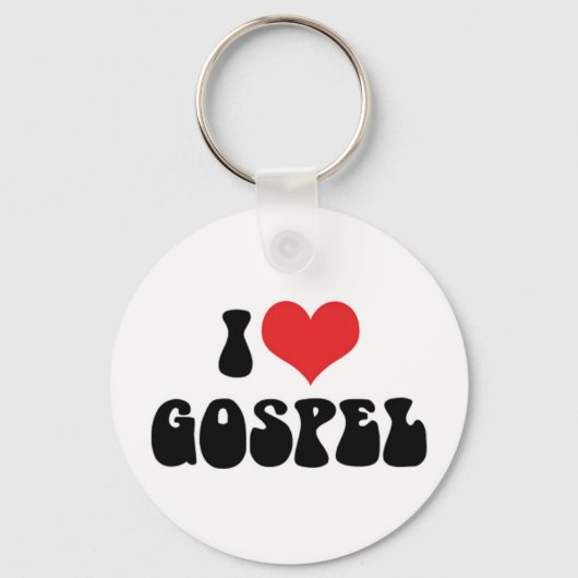 I Liebe Gospel Schlüsselanhänger (Vorderseite)