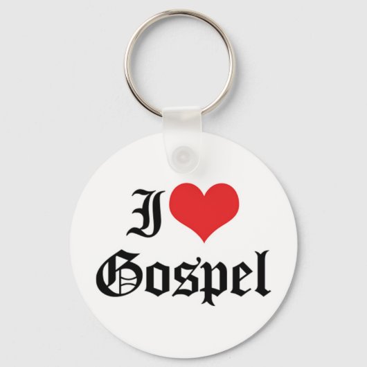 I Liebe Gospel Schlüsselanhänger (Vorderseite)
