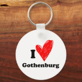 I Liebe Göteborg Schlüsselanhänger (Vorderseite)
