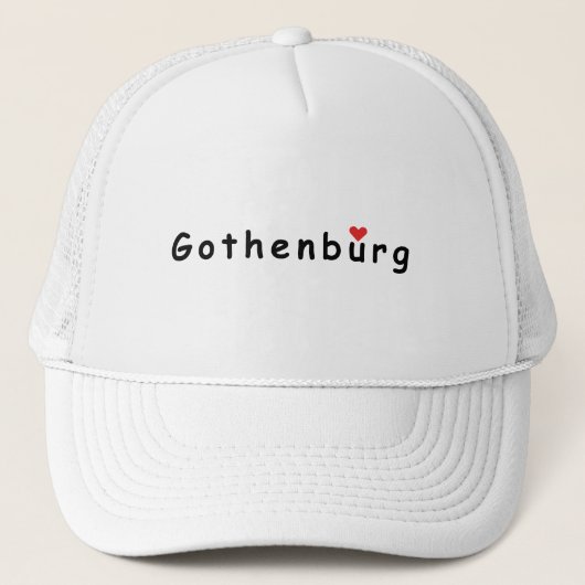 I Liebe Göteborg Truckerkappe (Vorderseite)
