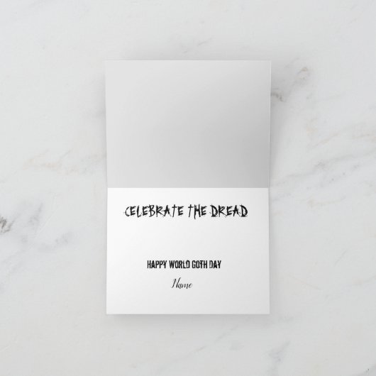 I Liebe Goth Card Karte (Innenseite)